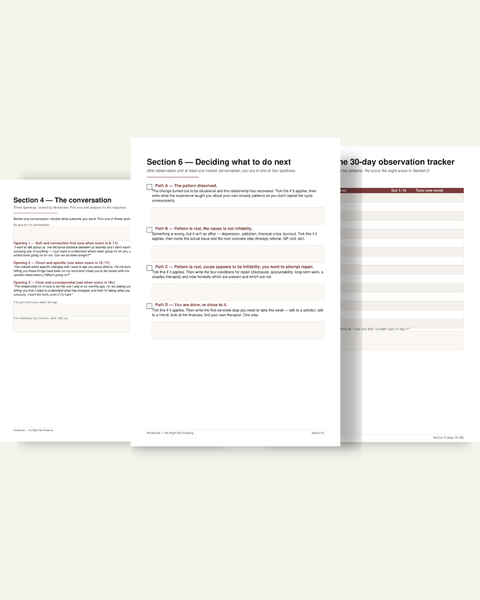 He Might Be Cheating: A Quiet Guide and Fillable Workbook for When Your Gut Won't Let It Go