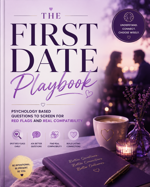 💜 The First Date Playbook: Psychology Based Questions to Screen for Red Flags and Real Compatibility