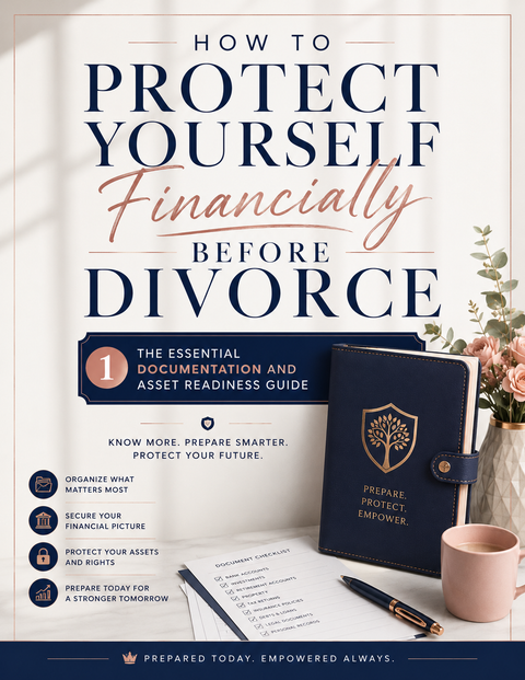 💼 How to Protect Yourself Financially Before Divorce: The Essential Documentation and Asset Readiness Guide