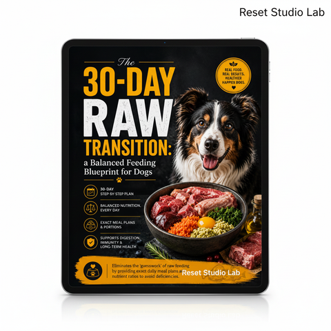 🥩 The 30 Days RAW Transition: A balanced feeding blueprint for dogs