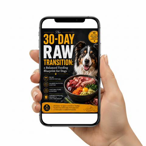 🥩 The 30 Days RAW Transition: A balanced feeding blueprint for dogs