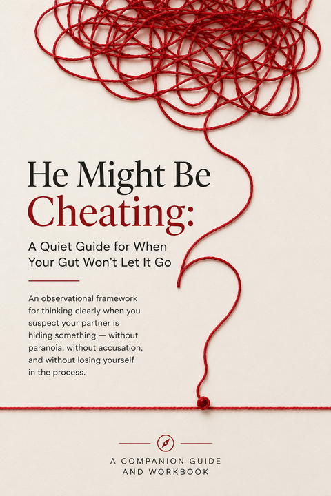 He Might Be Cheating: A Quiet Guide and Fillable Workbook for When Your Gut Won't Let It Go